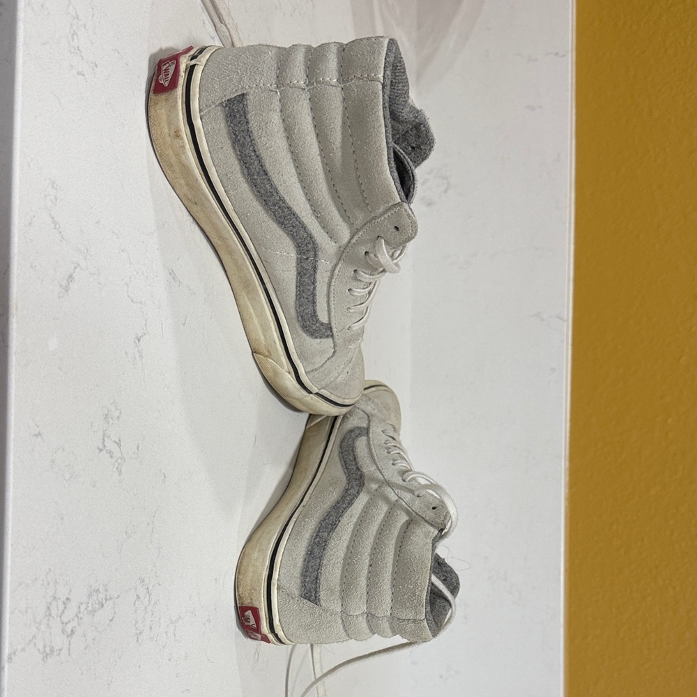 Vans Off-White High-Top Sneakers